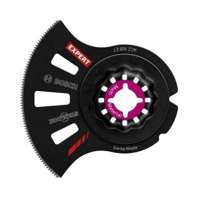 Pjūklelis BOSCH Expert MultiMaterial ACZ ET 105mm Pjūklelis BOSCH Expert MultiMaterial ACZ ET 105mm