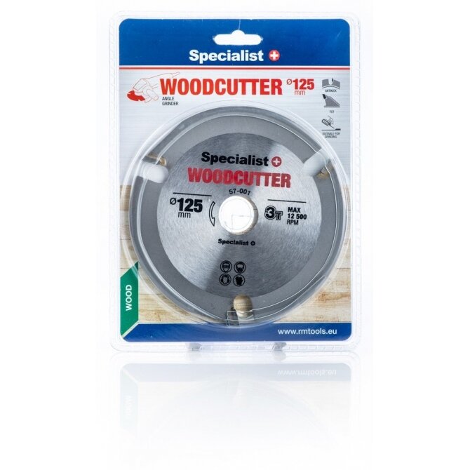 Pjovimo diskas WOOD CUTTER 125 x 22 mm 4 Pjovimo diskas WOOD CUTTER 125 x 22 mm 4