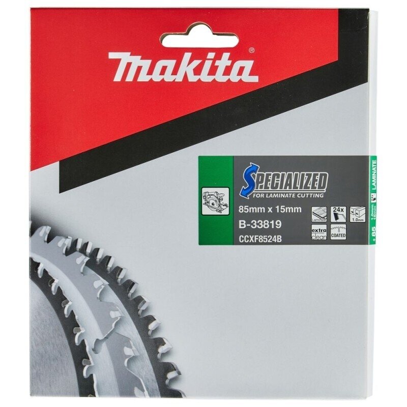 Pjovimo diskas laminatui MAKITA 24T 85x15mm 1 Pjovimo diskas laminatui MAKITA 24T 85x15mm 1