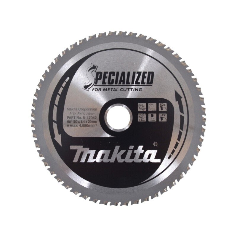 Pjovimo diskas MAKITA 150x20 52T DCS551M