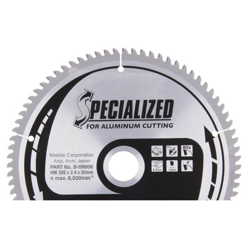 Pjovimo diskas MAKITA 235x30x2,4mm 80T 0° 1