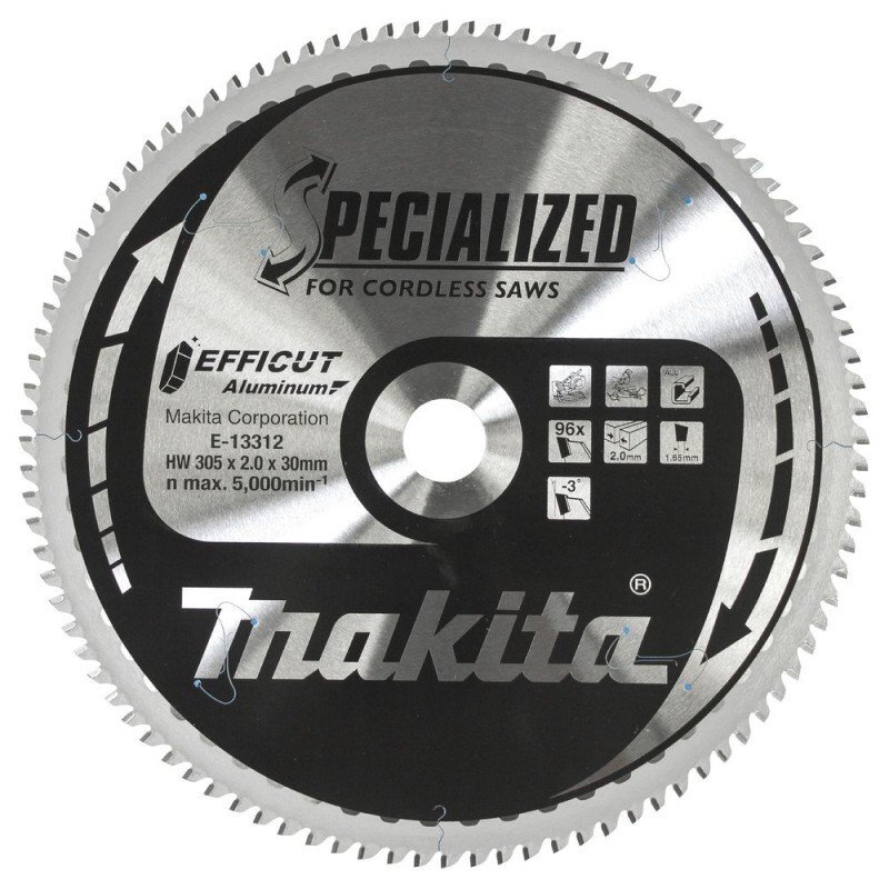 Pjovimo diskas MAKITA Efficut 305x2x30mm 96T -3°