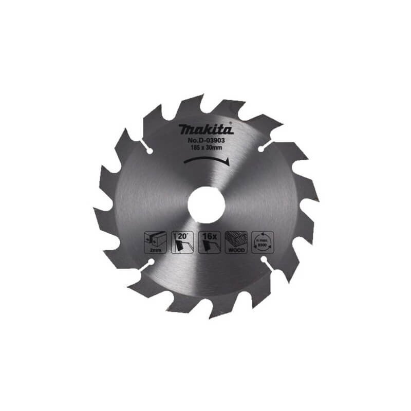 Pjovimo diskas medžiui 185x30x16Z HM MAKITA Pjovimo diskas medžiui 185x30x16Z HM MAKITA