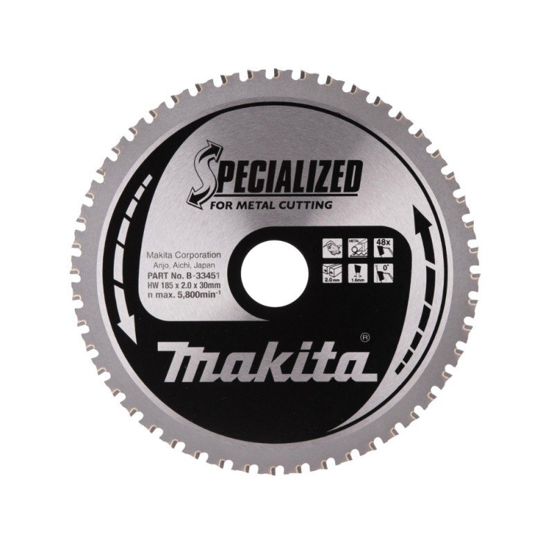 Pjovimo diskas metalui MAKITA 185x30mm 48T
