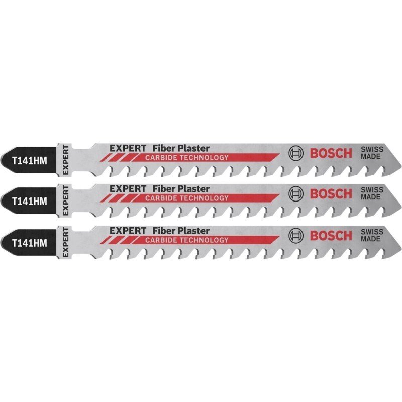 Pjūkleliai BOSCH Expert Fiber Plaster T 141 HM, 3vnt. Pjūkleliai BOSCH Expert Fiber Plaster T 141 HM, 3vnt.
