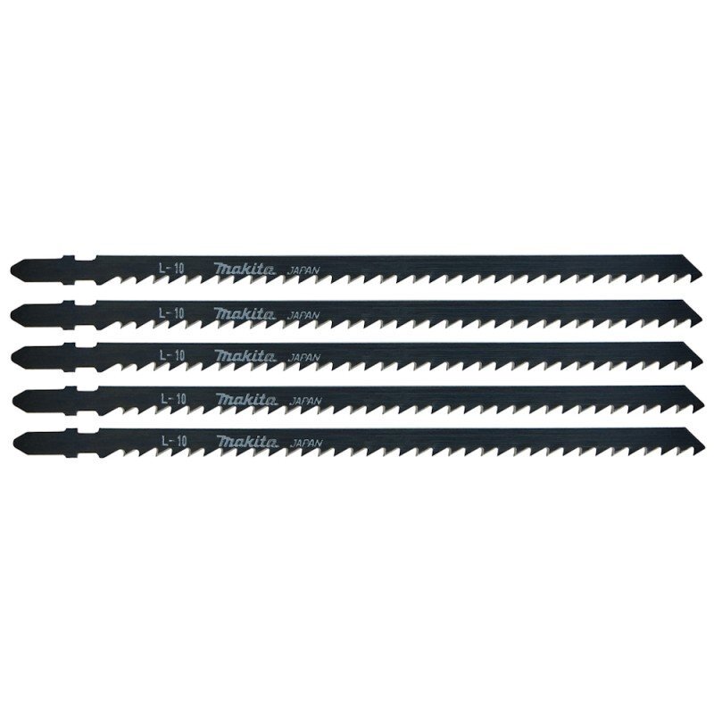 Pjūkleliai medienai MAKITA L-10 180mm, 5vnt. Pjūkleliai medienai MAKITA L-10 180mm, 5vnt.