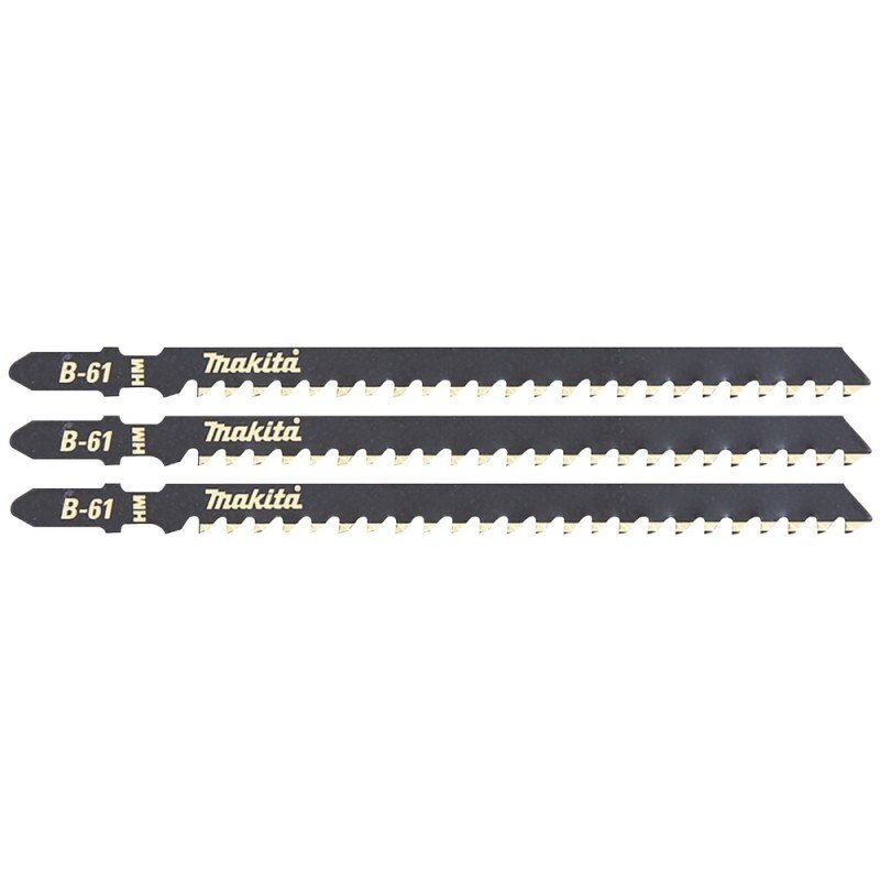 Siaurapjūklio pjūkleliai MAKITA B-61 6TPI 135mm, 3vnt. Siaurapjūklio pjūkleliai MAKITA B-61 6TPI 135mm, 3vnt.