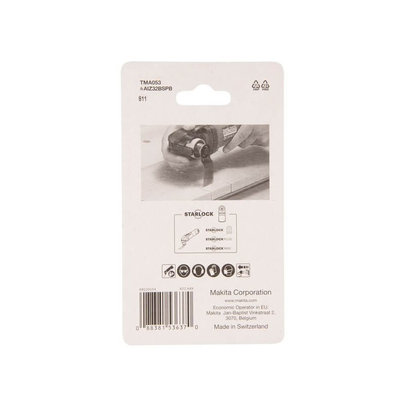 Pjūklelis įgilinamajam pjovimui MAKITA TMA053 32mm 1
