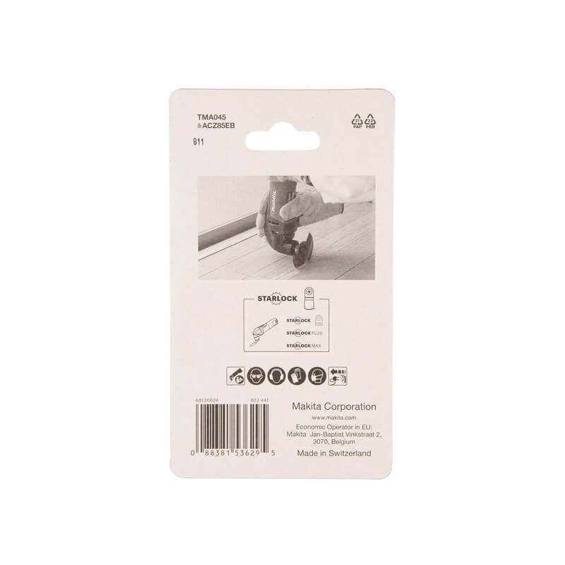 Pjūklelis medienai ir metalui MAKITA TMA045 85mm 1 Pjūklelis medienai ir metalui MAKITA TMA045 85mm 1