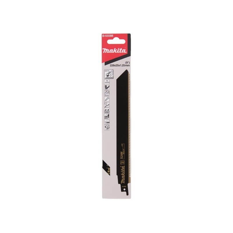 Pjūklelis tiesiniam pjūklui MAKITA B-55588 228mm, 1vnt. 1 Pjūklelis tiesiniam pjūklui MAKITA B-55588 228mm, 1vnt. 1