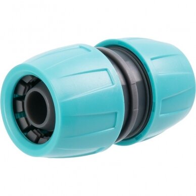 Plastikinė 3/4 x 3/4'' žarnų jungtis Plastikinė 3/4 x 3/4'' žarnų jungtis