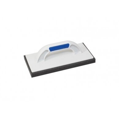 Plastikinė mentelė su kempine 140x280 mm. Plastikinė mentelė su kempine 140x280 mm.