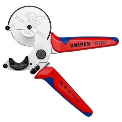 Plastikinių vamzdžių kirpimo replės KNIPEX 9025 1 Plastikinių vamzdžių kirpimo replės KNIPEX 9025 1