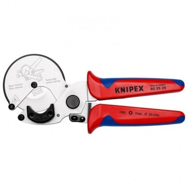 Plastikinių vamzdžių kirpimo replės KNIPEX 9025 Plastikinių vamzdžių kirpimo replės KNIPEX 9025
