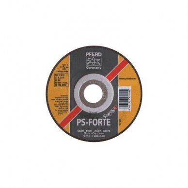 Plieno šlifavimo diskas PFERD PSF Ø230x7x22mm A30 2