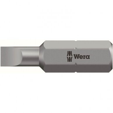 Plokščias atsuktuvo antgalis WERA 800/1Z 0,5x3,0x25 mm Plokščias atsuktuvo antgalis WERA 800/1Z 0,5x3,0x25 mm