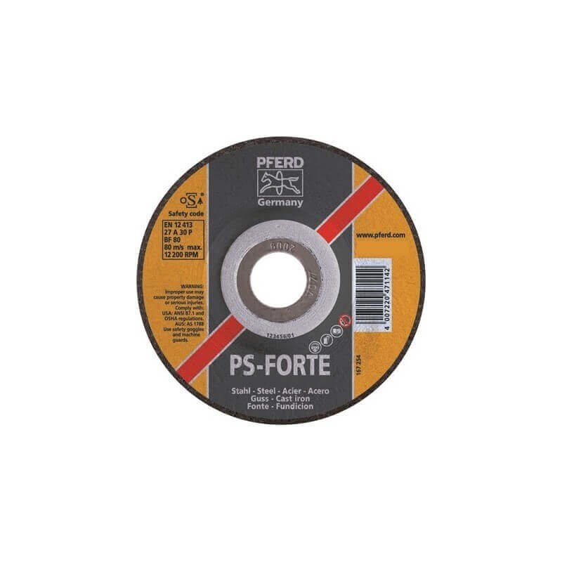 Plieno šlifavimo diskas PFERD PSF Ø230x7x22mm A30 2 Plieno šlifavimo diskas PFERD PSF Ø230x7x22mm A30 2