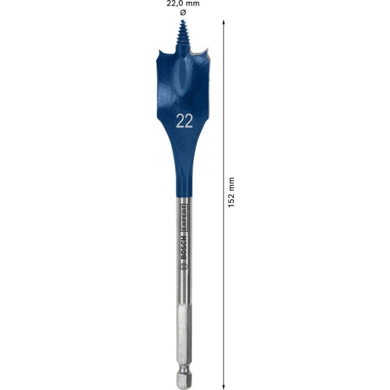 Plunksninis medžio grąžtas BOSCH Expert Ø22x152mm 1 Plunksninis medžio grąžtas BOSCH Expert Ø22x152mm 1