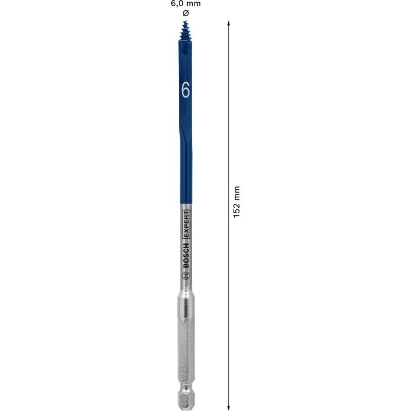 Plunksninis medžio grąžtas BOSCH Expert Ø6x152mm 1