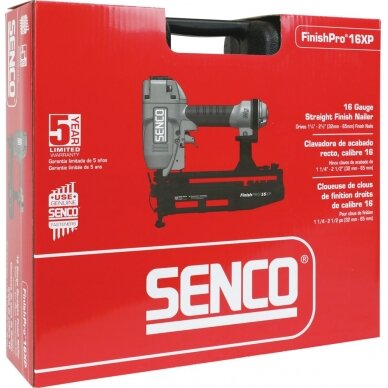 Pneumatinė viniakalė 0°, Finish Pro 16XP-RX, SENCO 3