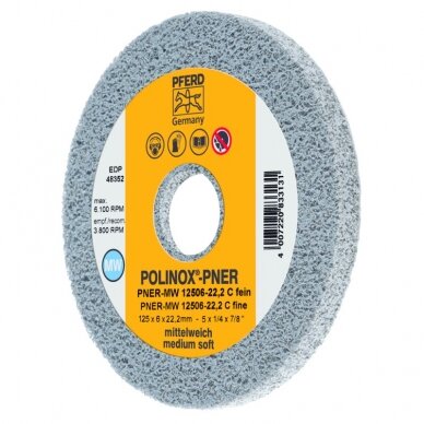 Poliravimo diskas PFERD PNER-MW 12506-22,2 SiC F Poliravimo diskas PFERD PNER-MW 12506-22,2 SiC F
