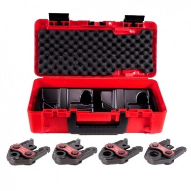 Presavimo galvų rinkinys ROTHENBERGER Compact M15-18-22-28mm Presavimo galvų rinkinys ROTHENBERGER Compact M15-18-22-28mm