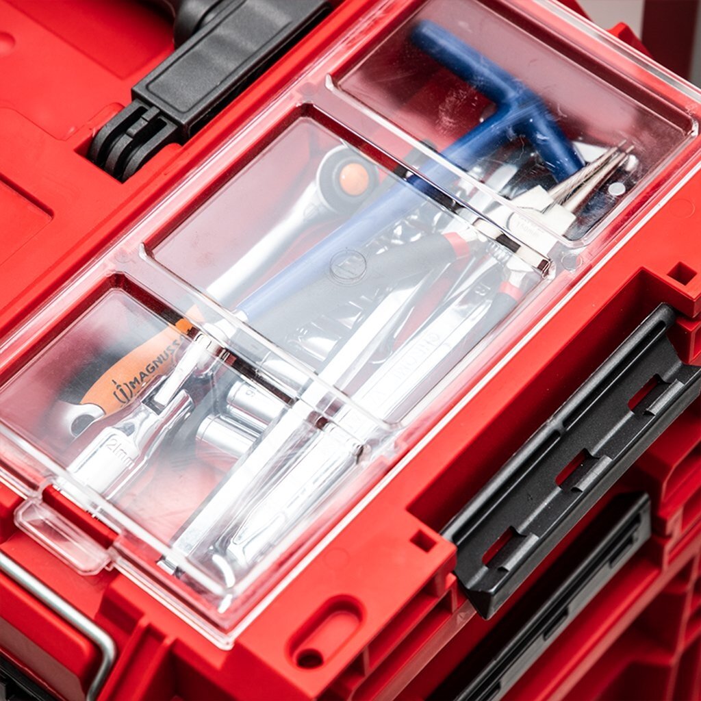 QBRICK PRIME įrankių dėžė 150 PROFI RED 9 QBRICK PRIME įrankių dėžė 150 PROFI RED 9