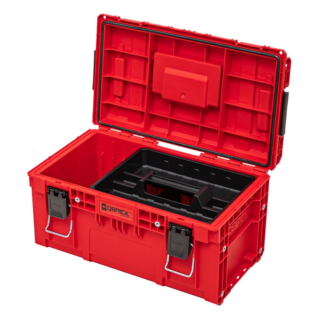 QBRICK PRIME įrankių dėžė 250 VARIO RED 1 QBRICK PRIME įrankių dėžė 250 VARIO RED 1