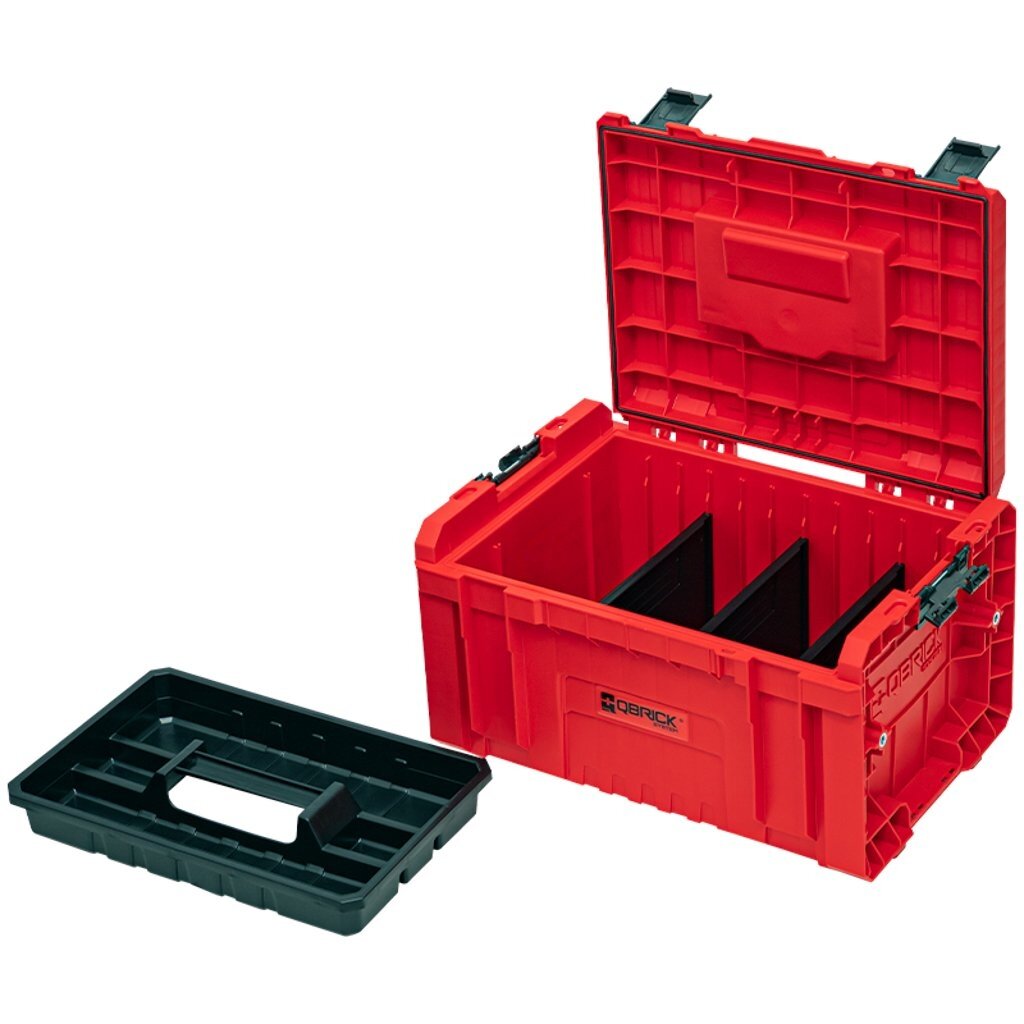 QBRICK PRO įrankių dėžė 2.0 RED 2 QBRICK PRO įrankių dėžė 2.0 RED 2