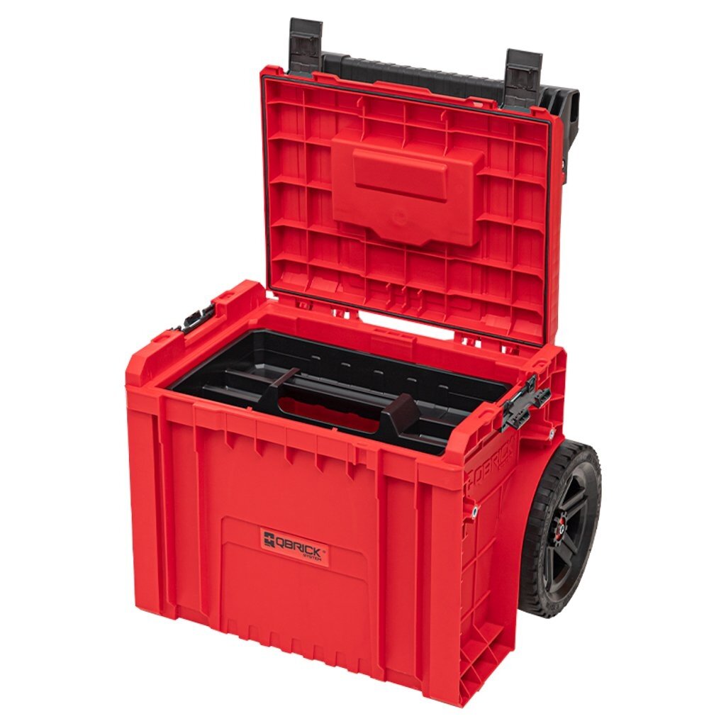 QBRICK PRO įrankių dėžė su ratukais 2.0 PLUS RED 1