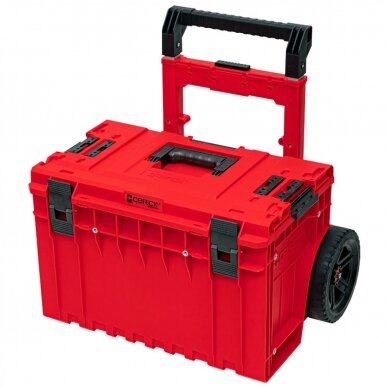 QBRICK ONE Įrankių dėžė su ratukais 2.0 RED QBRICK ONE Įrankių dėžė su ratukais 2.0 RED