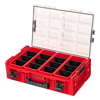 QBRICK ONE smulkmenų dėtuvė 2XL 2.0 RED + adapteris (2 vnt.) 2 QBRICK ONE smulkmenų dėtuvė 2XL 2.0 RED + adapteris (2 vnt.) 2