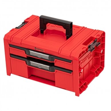 QBRICK PRO įrankių dėžė su 2 stalčiais 2.0 EXPERT RED 1 QBRICK PRO įrankių dėžė su 2 stalčiais 2.0 EXPERT RED 1