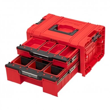 QBRICK PRO įrankių dėžė su 2 stalčiais 2.0 EXPERT RED 3 QBRICK PRO įrankių dėžė su 2 stalčiais 2.0 EXPERT RED 3