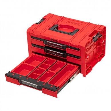 QBRICK PRO įrankių dėžė su 3 stalčiais 2.0 EXPERT RED 4 QBRICK PRO įrankių dėžė su 3 stalčiais 2.0 EXPERT RED 4