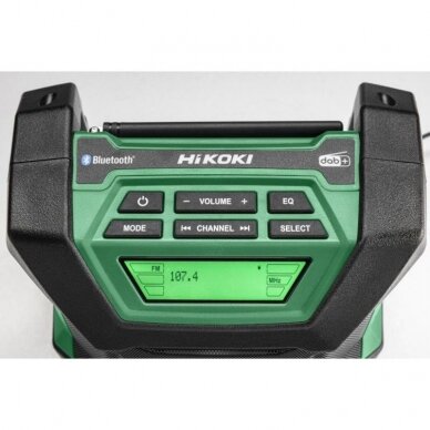 Radijo imtuvas HiKOKI UR18DA 18V 3 Radijo imtuvas HiKOKI UR18DA 18V 3