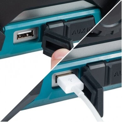 Radijo imtuvas su bluetooth MAKITA MR002G 3 Radijo imtuvas su bluetooth MAKITA MR002G 3