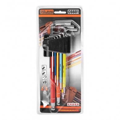 Raktai "Richmann" HEX 1,5 - 10 mm 2 Raktai "Richmann" HEX 1,5 - 10 mm 2