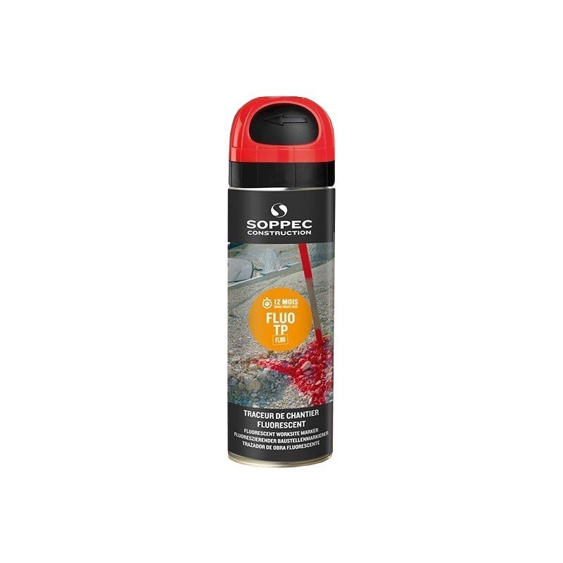 Raudoni fluorescenciniai žymėjimo dažai 500ml Raudoni fluorescenciniai žymėjimo dažai 500ml