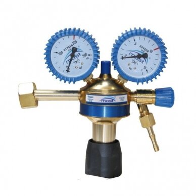 Reduktorius O2 Brass Most BLUE 3/4 Reduktorius O2 Brass Most BLUE 3/4