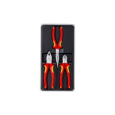 Replės elektrikams KNIPEX 002012, 3vnt. 1 Replės elektrikams KNIPEX 002012, 3vnt. 1
