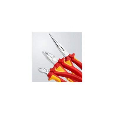 Replės elektrikams KNIPEX 002012, 3vnt. 2 Replės elektrikams KNIPEX 002012, 3vnt. 2