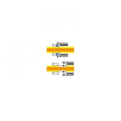 Replės laidų nuizoliavimui KNIPEX 1242 5 Replės laidų nuizoliavimui KNIPEX 1242 5