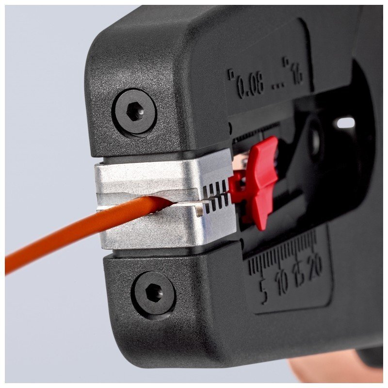 Replės laidų nuizoliavimui KNIPEX PreciStrip 16 8 Replės laidų nuizoliavimui KNIPEX PreciStrip 16 8