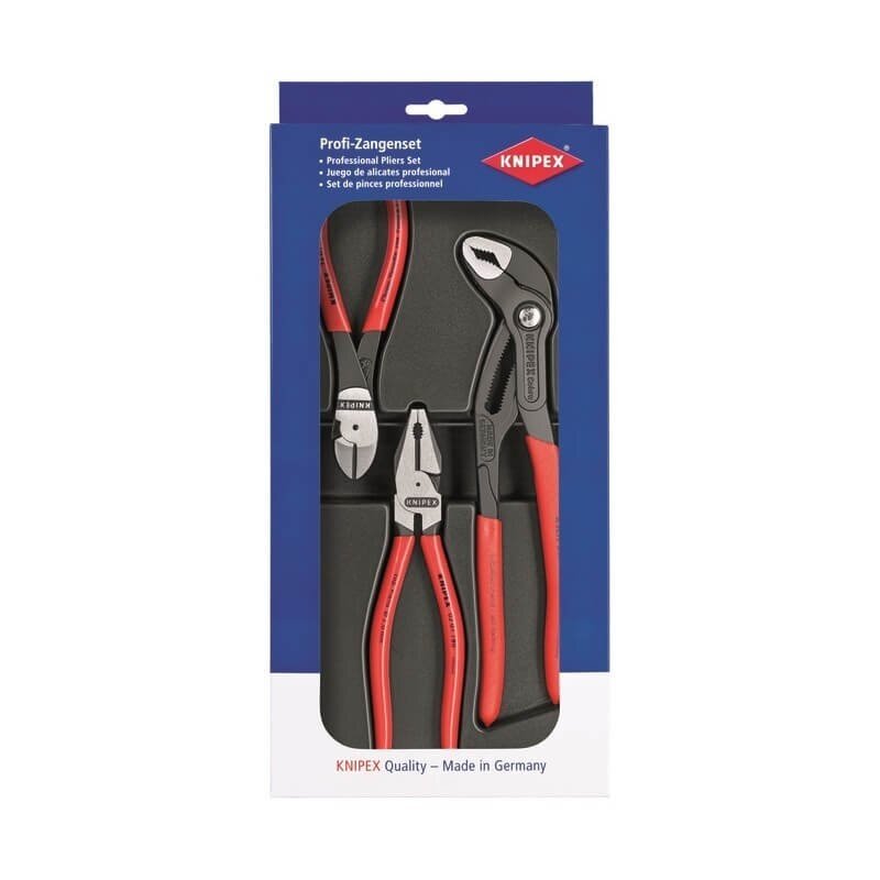 Replių komplektas statybininkui KNIPEX, 3vnt. Replių komplektas statybininkui KNIPEX, 3vnt.