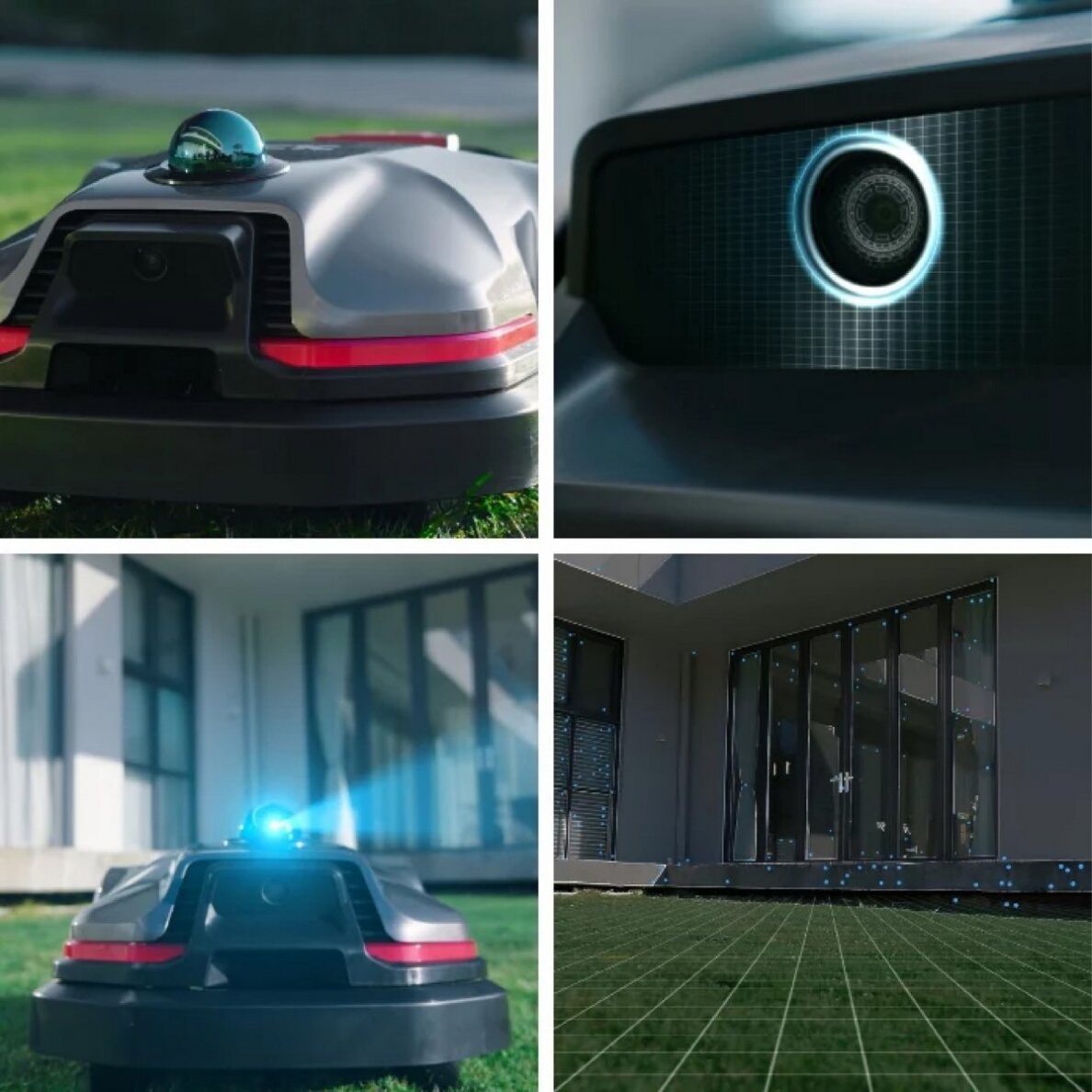 Vejos robotas DCK S2000 4G - LiDAR, 2000 m² 4G be laido KDRM220 3