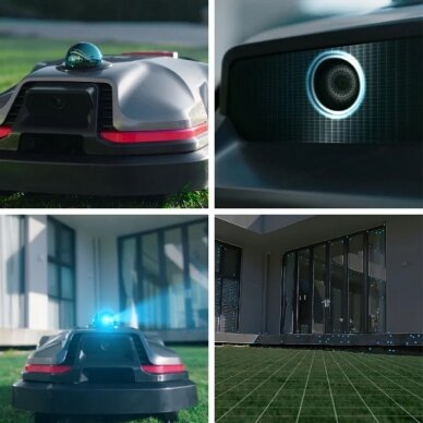 Vejos robotas DCK S2000 4G - LiDAR, 2000 m² 4G be laido KDRM220 3