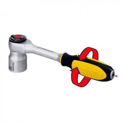 Rotacinė terkšlė PROXXON 1/2" 1 Rotacinė terkšlė PROXXON 1/2" 1