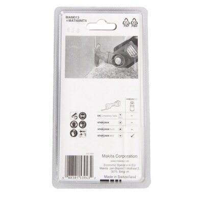 Segmentiniai ašmenys MAKITA MAM013 68mm 2 Segmentiniai ašmenys MAKITA MAM013 68mm 2