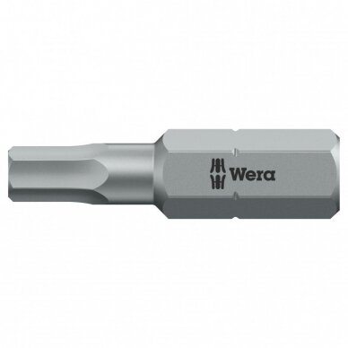 Šešiakampis atsuktuvo antgalis WERA 840/1 Z SW2,5x25mm Šešiakampis atsuktuvo antgalis WERA 840/1 Z SW2,5x25mm